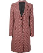 Jonathan Saunders Checkered Coat - Lyst