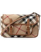 Burberry Kids' Check Messenger Bag - Lyst