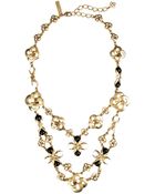 Oscar de la Renta Bibbed Mosaico Necklace - Lyst