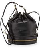 Via Spiga Stef Zip-Detail Bucket Bag - Lyst