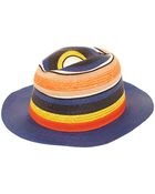 Missoni Blue Stripy Wide Brim Hat - Lyst