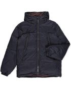Paul Smith Navy Hooded Down Jacket - Lyst