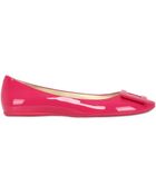 Roger Vivier 10mm Gommette Patent Leather Ballerina - Lyst