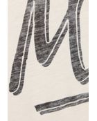 Zoe Karssen Merci Cotton and Modal Blend T-Shirt - Lyst