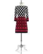 Eliza J Jacquard Print Shift Dress - Lyst