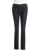 Joe's Jeans Dark Washed Skinny Jeans - Lyst
