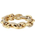 Michael Kors Very Hollywood Square Link Bracelet in Gold (g) | Lyst