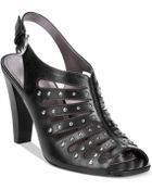 Adrienne Vittadini Gentri Caged Sandals - Lyst
