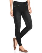 Hue Denim Moto Jean Leggings - Lyst