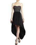 BCBGMAXAZRIA Tess Strapless Bustier Dress - Lyst