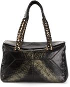 Roberto Cavalli 'Regina' Python Skin Shoulder Bag - Lyst