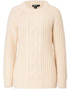 DKNY Chunky Knit Alpaca-Wool Pullover - Lyst