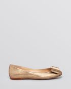 Tory Burch Ballet Flats - Chase Bow - Lyst
