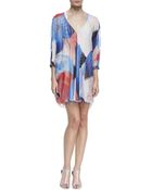Diane von Furstenberg Fleurette Billow Sleeve Dress - Lyst