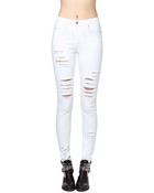 Nasty Gal White Lies Skinny Jean - Lyst