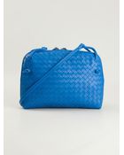 Bottega Veneta Intrecciato Cross Body Bag - Lyst