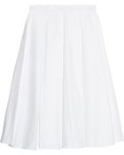 J.W. Anderson Pleated Cotton-Jacquard Midi Skirt - Lyst