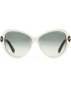 Tom Ford Valentina Acetate Cat-Eye Sunglasses - Lyst