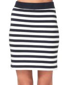 Petit Bateau Mini Skirt - Lyst