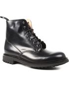 Church's Derby Leather Ankle Boots Black - Lyst