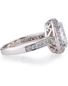 Fantasia Antique-Style Oval Cz Ring - Lyst