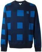 Kenzo Squares Sweatshirt - Lyst