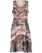 Diane von Furstenberg Kneelength Dress - Lyst