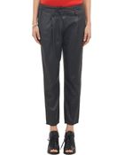 Dwp Coated Cropped Trousers - Lyst