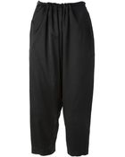 Erika Cavallini Semi Couture Wide Leg Trousers - Lyst