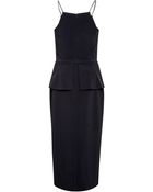 Cushnie Et Ochs Power Stretch Viscose High Slit Dress - Lyst