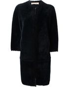 Marni Three Quarter Sleeve Coat - Lyst