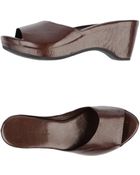 Roberto Del Carlo Platform Sandals - Lyst