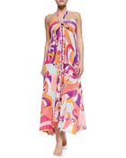 Emilio Pucci Printed Convertible Maxi Dress/Skirt - Lyst