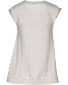 Brunello Cucinelli Sleeveless Tshirt - Lyst