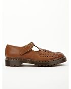 Dr. Martens Mens Brown Lave Woven Leather Sandals - Lyst