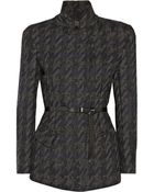 Donna Karan New York Belted Wool-Blend Jacket - Lyst