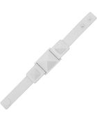 Vince Camuto Matte White Leather Bracelet - Lyst