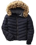 Gap Primaloft® Luxe Fur-Trim Puffer - Lyst