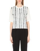 3.1 Phillip Lim Cotton and Silk Top - Lyst