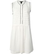 Marc By Marc Jacobs Ruffled Front Blouse - Lyst