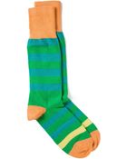 Paul Smith Striped Cashmere and Wool-Blend Socks - Lyst