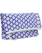 Sophie Anderson Large Fold-Over Zip Clutch - Lyst