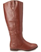 Forever 21 Faux Leather Riding Boots - Lyst