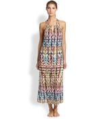 Milly Rio T-back Maxi Dress - Lyst