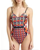 Gottex Onepiece Pyramides Swimsuit - Lyst
