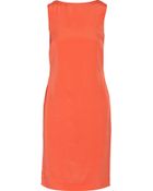 Maison Martin Margiela Cutout Crepe Dress - Lyst