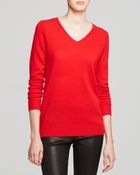 C By Bloomingdale's V Neck Cashmere Sweater - Lyst