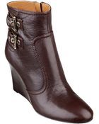 Nine West Herbert Wedge Booties - Lyst