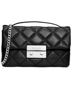 Michael Kors Sloan Small Quilted Messenger - Lyst