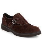 Giorgio Armani Velvet Loafers - Lyst